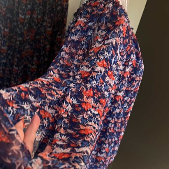 🎉1 hour sale. Sanctuary, Chantel boho off-shoulder, medium top, Anthropologie - Picture 9 of 12